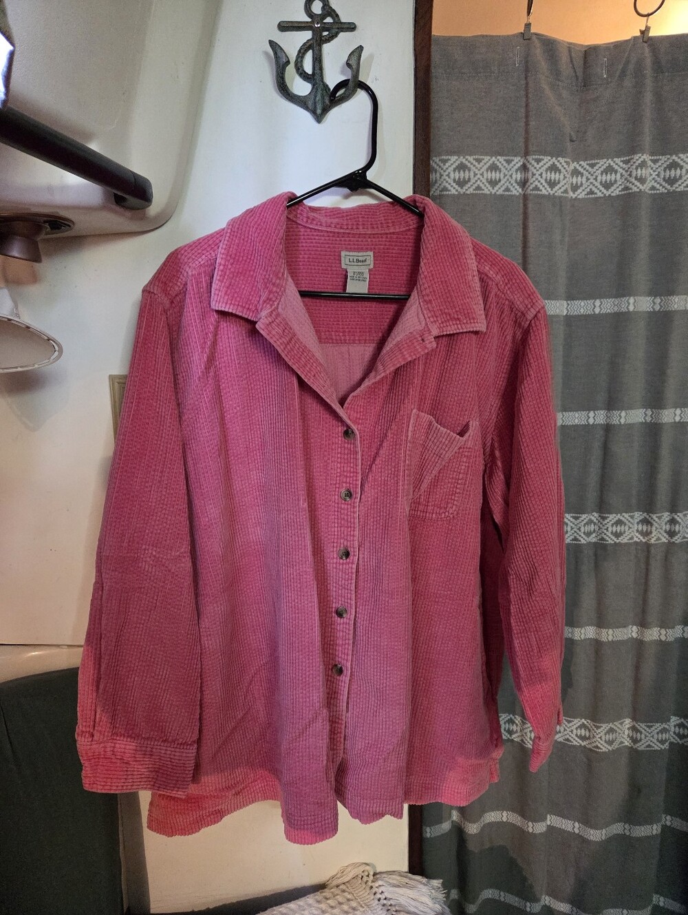 Pink LLBean Button Up
